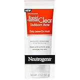 Neutrogena, Rapid Clear, Stubborn Acne, Daily Leave-On Mask, 2 oz (56 g) - 2pc