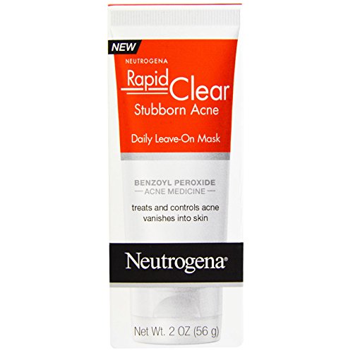 Neutrogena, Rapid Clear, Stubborn Acne, Daily Leave-On Mask, 2 oz (56 g) - 2pc