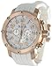 TW Steel Men's TW132 Grandeur Tech White Rubber Chronograph Dial Watch