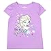 Disney Girls Frozen Elsa and Anna 3 Pack T-Shirts for Toddler and Little Kids – Pink/White/Grey