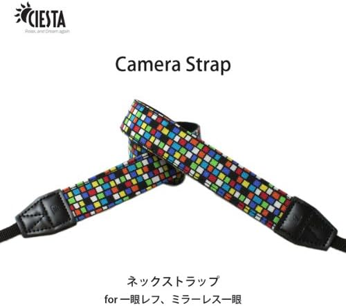 Amazon Ciesta ネックストラップ カメラストラップ 一眼レフ ミラーレス用 カラーミックス ドット柄 Css F30 006 カメラ 双眼鏡用ストラップ ホルダー 通販