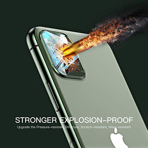 [2 Pack] Compatible iPhone 11 Pro Camera Lens Protector Ultra Transparency HD Tempered Glass Camera Protector Anti-Fringerprint Anti-Scratch for iPhone 11 Pro/ 11 Pro Max - Thumbnail 4