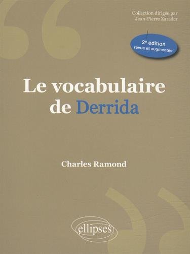 Le  vocabulaire de Jacques Derrida