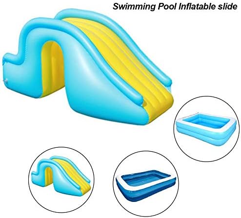 su-luoyu PVC Pool Aufblasbare Wasserrutschen Rasen Wasserrutschen Mit