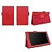 Case for Kindle Fire 7 (5th, 7th and 9th Generation) Tablet - Folio Case with Stand for Kindle Fire 7 Inch Tablet - Red