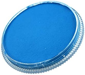 OPHIR Face Painting-30g Face Body Paint UV Fluorescent Color for Halloween Cosplay Makeover Costume Tactical Makeup Paint Supplies for Adults & Kids, Water Base, Easy to Clean (Fluorescent Blue)
