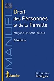 Droit des personnes et de la famille