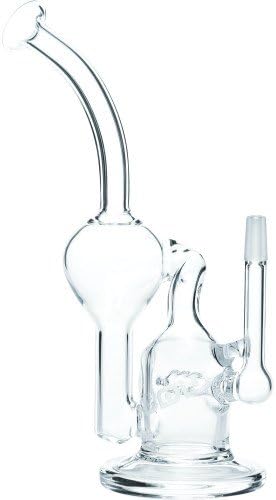 SCIENTIFIC TUBE 13-827 - JM FLOW WP MINI TORNADO RECYCLER 9 HOLE INLINE PERC 8" CLEAR MALE 10MM