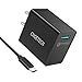 CHOETECH Quick charge 3.0, 18W USB Wall Charger (Quick Charge 2.0 Compatible, UL Certified) Compatible with Samsung Galaxy Note 9/8/S10/Plus/S9/S87, LG G6 /V30, HTC 10 and More ( USB C Cable Included)
