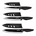 Exclusive Ceramic Knife Set - 3 Essential Kitchen Knives with Sheaths: 6