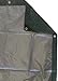 Kotap 20 x 40 Ft. Heavy-Duty Protection/Coverage Tarp, 8-mil, Reversible, Multi-Use, Waterproof, Green-Silver, (TGS-2040)