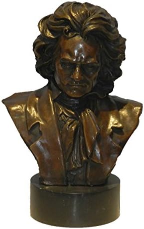 Top Bronze Statue Modern Art Music Men Beethoven Bronze Sculpture Home Dcoration Bronze Bust Statue TPY-789