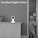 ANBAHOME IP Camera, 1080P WiFi Camera Wireless Security Cam for Home Surveillance Pet and Baby Monitor with Night Vision Two Way Audio Support 128G SD Card