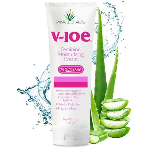V-loe, 4 oz, Soothes & Hydrates Sensitive Vulva, Non-Estrogen, Non-Prescription Vaginal Comfort