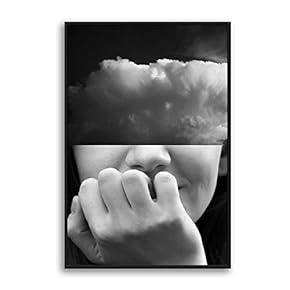 Framed Canvas Home Artwork Decoration Portrait Canvas Wall Art for Living Room, Bedroom - 16x24 inches