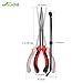 Booms Fishing F05 Straight Long Nose Fishing Pliers 11in