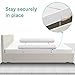 Bed Rails Bumpers for Toddlers, (2-Pack) Olarhike Inflatable and Water-Resistant Baby Safety Bed Rail Pillow Guard Bumpers for Home, Travel