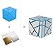 Twister.CK Ghost Cube 3x3,3x3 speed cube stickerless,cube puzzle speed,Smooth Corner Turning with New Anti-Pop Structure,Come with Bonus 2 Sets of Stickers (Golden and Silver)