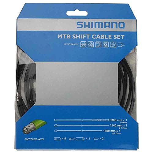 Shimano XT M8000 MTB gear cable set, OPTISLICK coated inners, black Y60198090