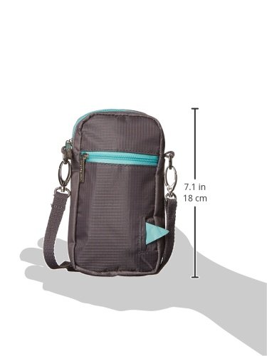 Doggie Walk Bags CB-Gray Gray Cross Body Plus One Sea Foam Tie Handle Refill Roll