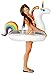 Unicorn Pool Floats for Kids - Glitter Filled - Ride ON Inflatable Unicorn Float for Pool Lake River RAFT - Giant Unicorn Gift for Summertime Pool Party - Inner Tube Float