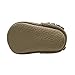 Mejale Baby Shoes Soft Sole Leather Crawling Moccasins Infant Toddler Crib Slippers(3-6 Mos./4.5in, Khaki)