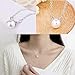 ISAACSONG.DESIGN 925 Sterling Silver Cat Eye Moonstone Apple/Cat Kitty Crystal Pearl Charms Pendant Necklace and Earring Set for Women (Cute cat Kitty with Pearl Charm)