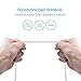 MAXGADGET Lightning Cable,3Pack 6FT Nylon Braided Charger Cable for iPhone 6S Plus 6 Plus 7 Plus 5 5S 5C SE, iPad Pro Air, iPad Mini 2 3 4, iPod-White