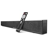 TV Sound Bar,FULOXTECH Soundbar for TV 36-Inch 40W 2.0 Channel Home Theater Surround Speaker Wireless & Wired Bluetooth Sound Bars Incl Optical Cable,Remote