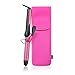 BCP Hot Pink Color Water-resistant Neoprene Curling Iron Holder Flat Iron Curling Wand Travel Cover Case Bag Pouch(Large Size)