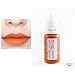 15ml MICROBLADING BioTouch SUNSET ORANGE Cosmetic Pigment Color microblading supplies Tattoo Ink LARGE Bottle pigment professionally tested permanent makeup supplies Eyebrow Lip Eyeliner pigment