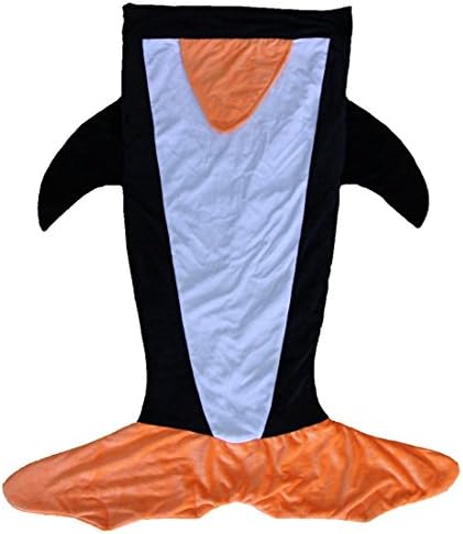 majiaxu Cartoon Cute Kids Sleeping Sack Child Double Crystal Cashmere Penguin Sleeping Bag Blanket