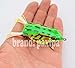 Paxipa Lot 6pcs Rubber Frog Fishing Lures Soft Bass Spinner Bait Weedless Hook