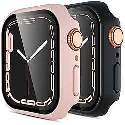 (2 Pack) GEAK Compatible with Apple Watch Case 45mm
