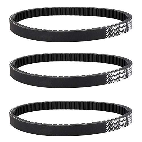 QAZAKY 3pc Drive Belt 30 Series Replacement for Manco 5959 Comet 203589 Hoffco 99470 TAV30 TAV2 Ken-Bar 300009 Carter Kartco Go Kart 5HP-6HP 7HP 128487 BB65395 255299 8487 Murray Baja Stens Rotary