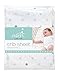 aden by aden + anais Classic Crib Sheet, 100% Cotton Muslin, Super Soft, Breathable, Tailored Snug Fit, Dove