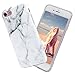 Imikoko iPhone 6s Plus Case Marble, Flexible Matte Marble Case for iPhone 6s Plus (5.5 inch) - White Marble Pattern Slim Fit Snap On Hard Shell Back Case for iPhone 6/6S Plus