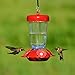 Perky-Pet 135TF “Perky’s Finest” 16 oz Plastic Top Fill Hummingbird Feeder, Red