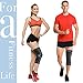 CAMBIVO 2 Pack Knee Brace, Knee Compression Sleeve Support for Men and Women, Knee Pads for Running, Hiking, Meniscus Tear, Arthritis, Joint Pain Relief (Navy Blue, Medium)