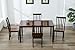 Boraam Bloomington 5-Piece Dining Room Set, Black/Cherry
