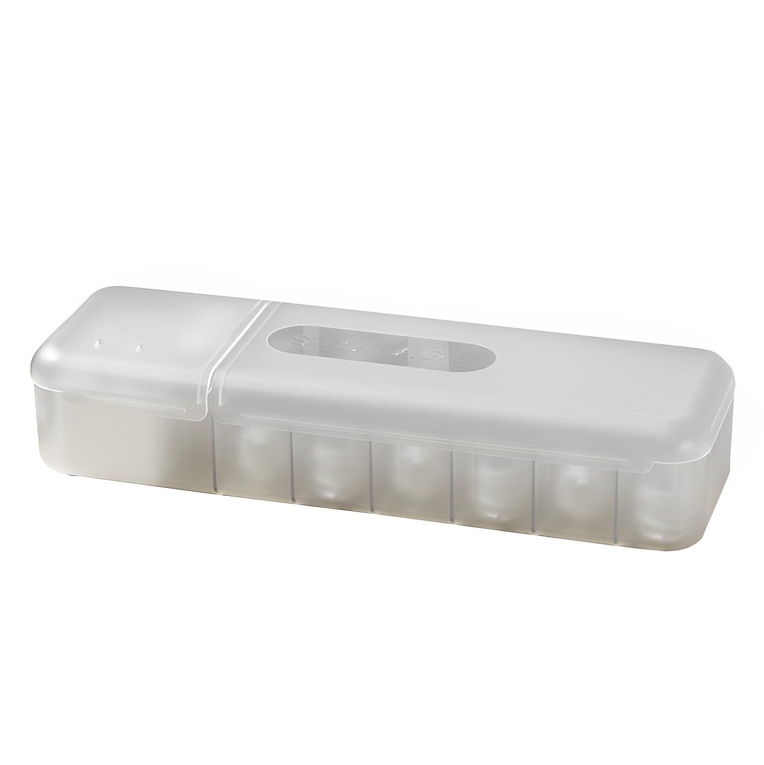 Multifunctional Cable Management Box with Lid - Transparent Cable Storage Box for Desk Organisation, Ideal for Charging Cables & Accessories, Cable Ties for Multipurpose Cable Sorting (White)