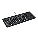MCSaite Wired Silm Keyboard with Touchpad - Portable Scissors Foot Structure - USB Port with 1 Hubs Fit with Professional or Industrial Use for Computer Laptop Mac Notebook