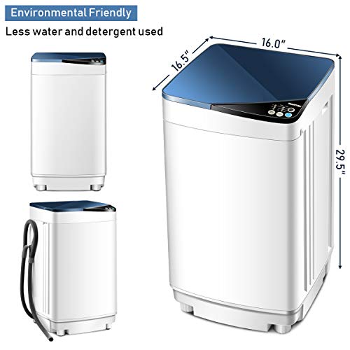 Giantex FullAutomatic Washing Machine Portable Washer and Spin Dryer 7