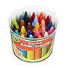 Crayola-My-First-Easy-Grip-Jumbo-Crayons-designed-for-Toddlers-Pack-of-24 CRAYOLA MyFirst Jumbo Crayons - Assorted Colours (Pack of 24) | Easy-Grip Colouring Crayons Perfect for Toddlers Hands…