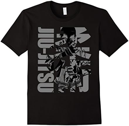Mens Jiu Jitsu Kanji T-shirt Small Black