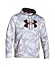 Under Armour Men's Armour Fleece Big Logo Pattern Hoodie, 3X-Large, White/Black/Red