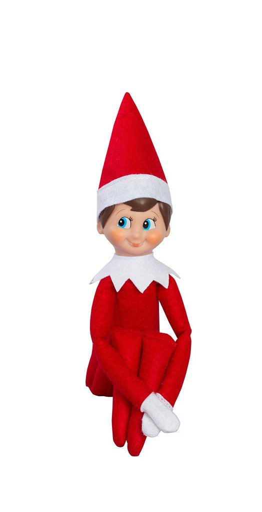 The Elf on the Shelf Christmas Tradition with North Pole Blue Eyed Boy