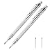 2 Pack Tungsten Carbide Scriber with Magnet - Aluminum Etching Engraving Pen with Clip for Glass/Ceramics/Hardened Steel by Fabcell