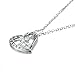 Yoursfs Silver Plated Necklace 'MOM' Letter Pendant Open Heart Love Jewelry Mother's Day Gift
