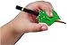 Left-Handed Pencil Grip for kids - Writing Aids with control Angle of fingers WRITE-IT-LEFT Green